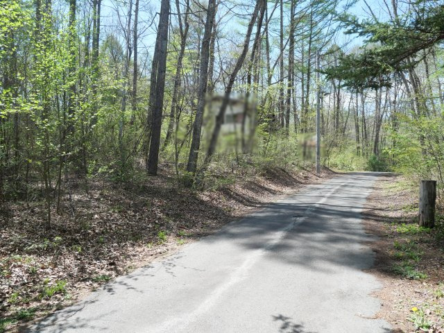 別荘の街・プリンスランド⑭の前面道路含む現地写真
