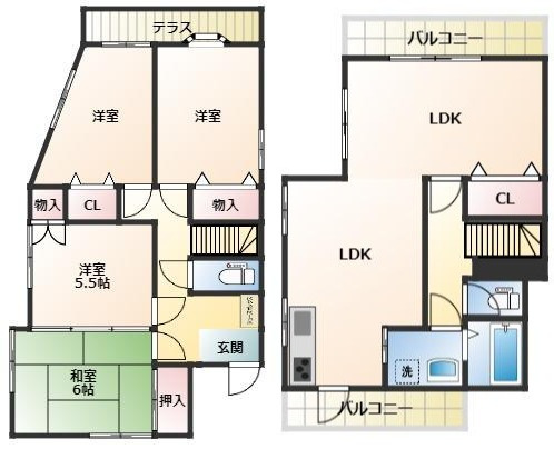 【ベ ー ス 賃 貸 中】馬堀町3丁目中古戸建の画像
