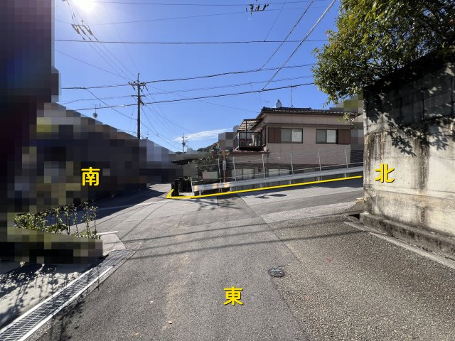 【前面道路含む現地写真】 | 高知市口細山