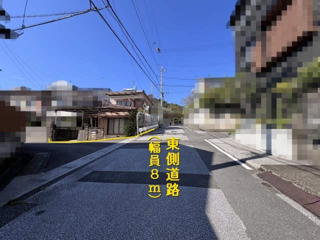 【前面道路含む現地写真】 | 高知市口細山