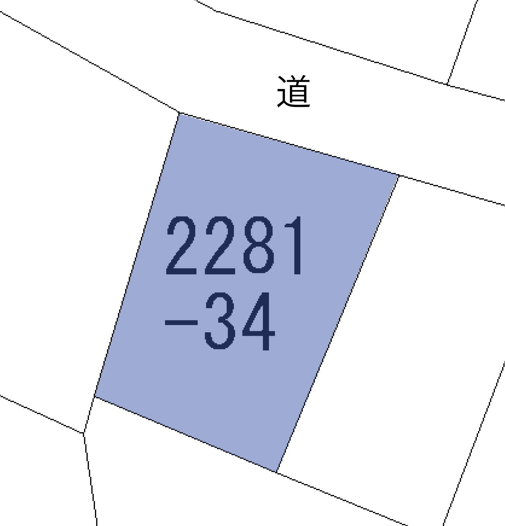 別荘の街・プリンスランド⑮の土地図