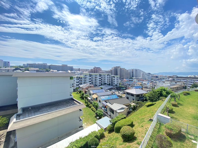 上高丸住宅C棟の展望