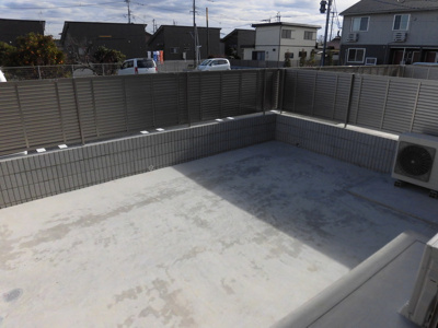 【庭】 | D-Room十連寺 弐番館 | お庭の付いた物件です