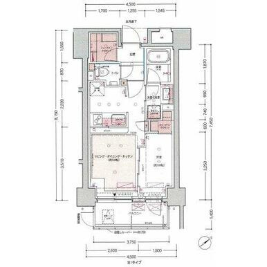 リビオレゾン南池袋の間取り