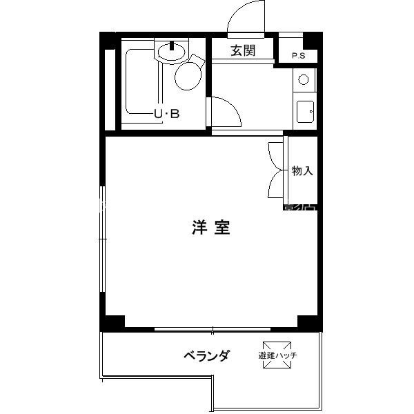 ハイツ御影Ⅲの間取り