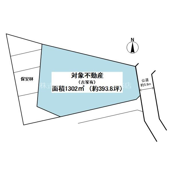 西宮市角石町土地の土地図