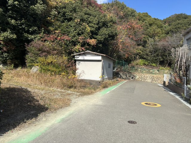 西宮市角石町土地の前面道路含む現地写真