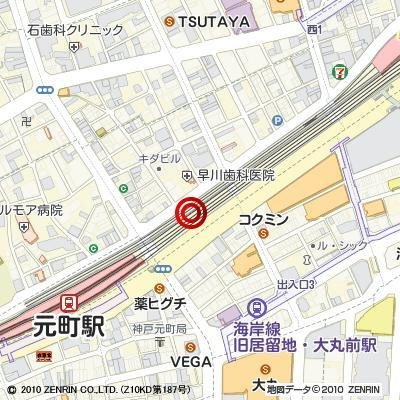 ピアザ神戸Ⅲの地図