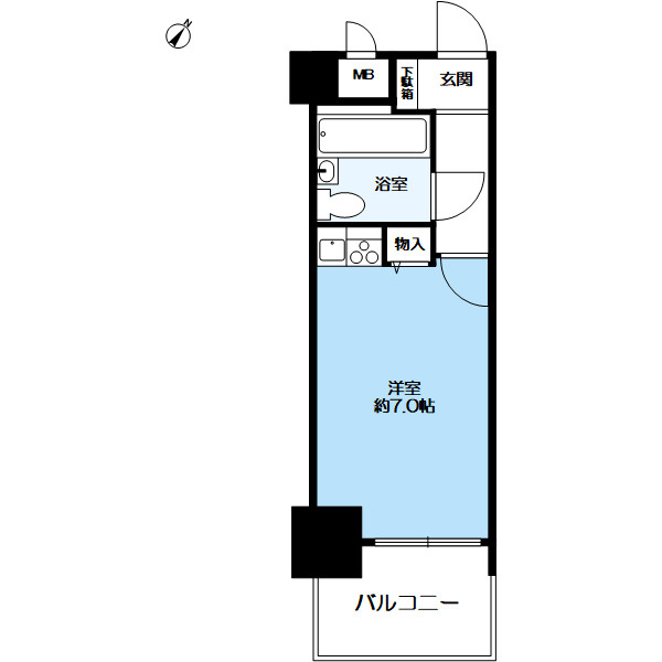 ニューブ神戸の間取り