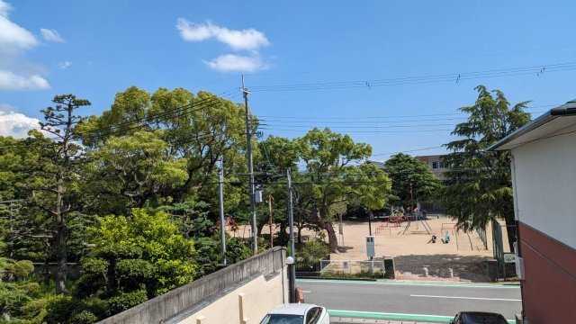 パークヴィラ甲子園口の展望|公園を望む