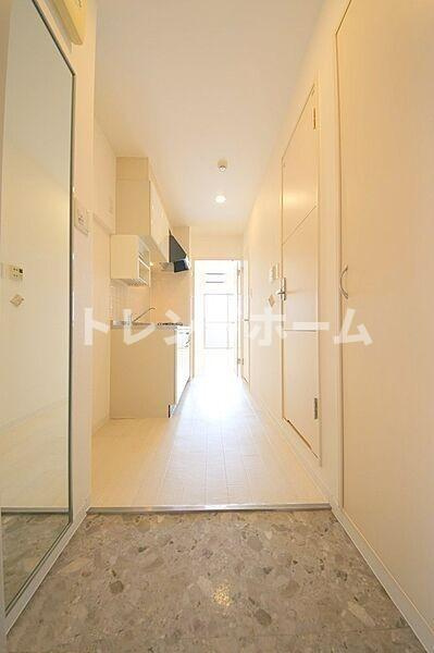 ラムール谷町の玄関|選べる家電プランあり！！