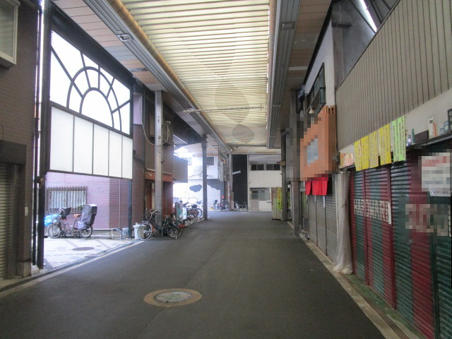 大阪市東住吉区北田辺４丁目の一棟マンションの周辺