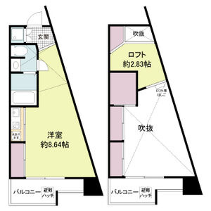 フォレステージュ江坂公園の間取り