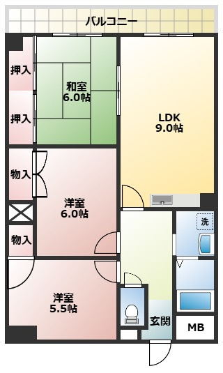 リオラードの間取り