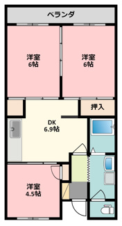 【間取り】 | シャルマンふき