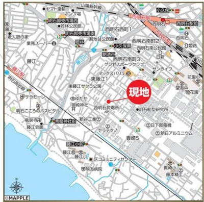 【地図】 | 明石市別所町　新築戸建　仲介手数料無料！ | 明石市別所町　新築　仲介手数料無料！