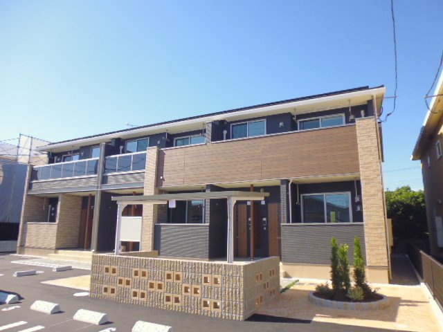 倉敷市連島５丁目のアパートの外観