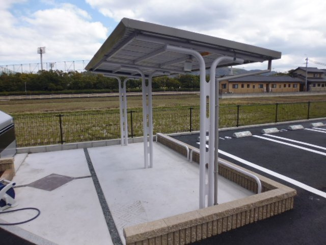 倉敷市福田町古新田のアパートのその他共用部分|駐輪場