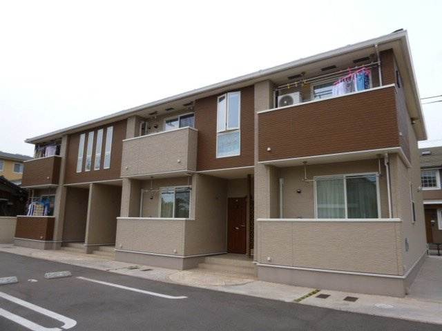 倉敷市東塚２丁目のアパートの外観