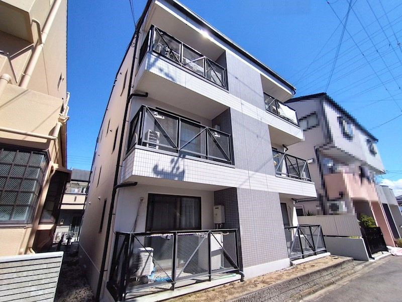 高槻市明野町一棟マンションの外観|■南北両面道路　■土地面積48.5坪