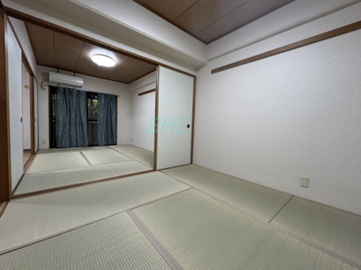 【和室】 | ライオンズマンション大津秋葉台 | リビングと続き間である和室。