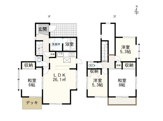 【間取り】 | 玉村町板井　中古戸建