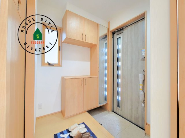 第3清武町今泉モデル（1号棟）の防犯設備|二重ロックでしっかり防犯対策ができます。