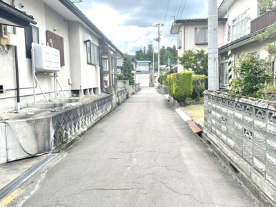 【前面道路含む現地写真】 | 寒河江市中央　土地