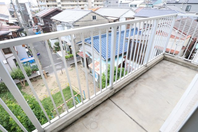 ローズハイツのバルコニー