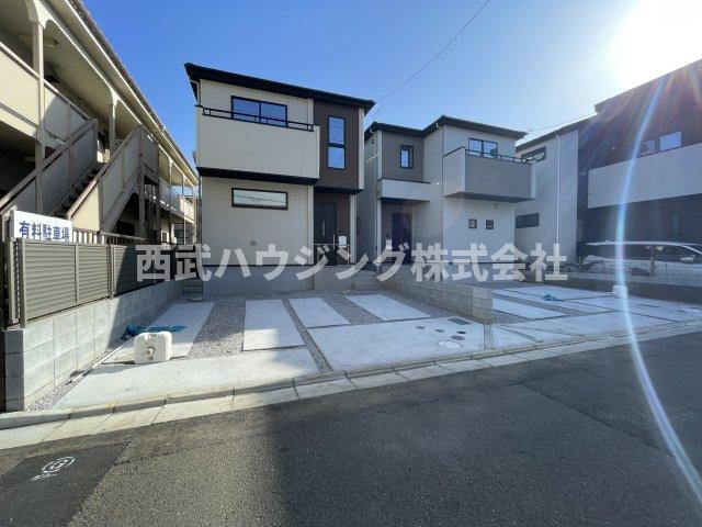 【仲介手数料無料】所沢市東所沢１９期１号棟　所沢市の新築住宅なら西武ハウジングの前面道路含む現地写真