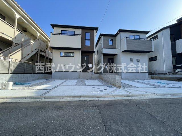 【仲介手数料無料】所沢市東所沢１９期１号棟　所沢市の新築住宅なら西武ハウジングの前面道路含む現地写真
