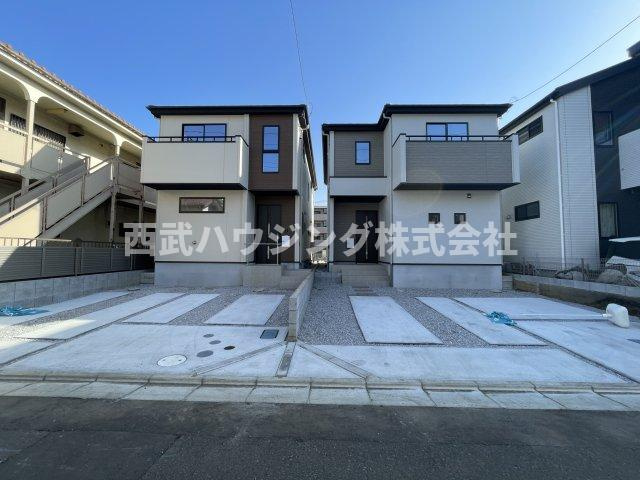 【仲介手数料無料】所沢市東所沢１９期１号棟　所沢市の新築住宅なら西武ハウジングの前面道路含む現地写真