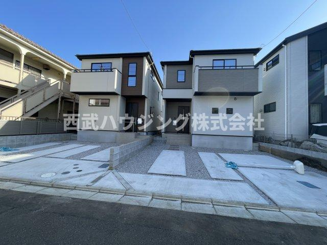 【仲介手数料無料】所沢市東所沢１９期１号棟　所沢市の新築住宅なら西武ハウジングの前面道路含む現地写真