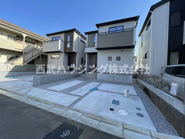 【仲介手数料無料】所沢市東所沢１９期１号棟　所沢市の新築住宅なら西武ハウジングの前面道路含む現地写真