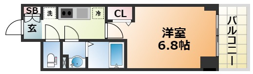 プレサンス神戸セレスティアの間取り