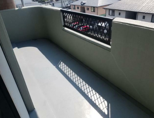 熊本市中央区八王寺町の賃貸マンションのバルコニー