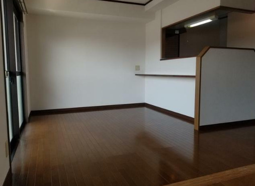 熊本市中央区八王寺町の賃貸マンションの居間・リビング