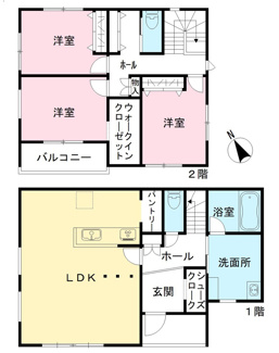 【間取り】 | つくば市高崎中古戸建