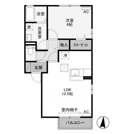 【間取り】 | ボナール B