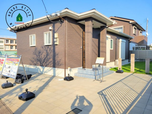 宮崎市赤江モデル（1号棟）の外観|住宅ローン無料相談会開催中です！「総額いくらかかるの？」スタッフがお一人お一人に合ったプランで、シミュレーション致します。