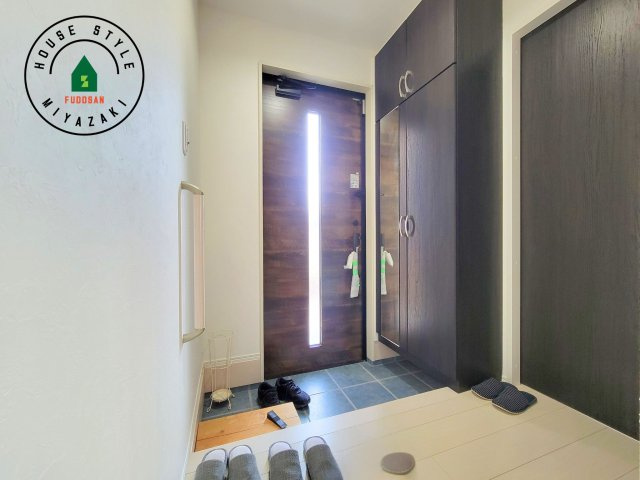 宮崎市赤江モデル（1号棟）の防犯設備|二重ロックでしっかり防犯対策ができます。