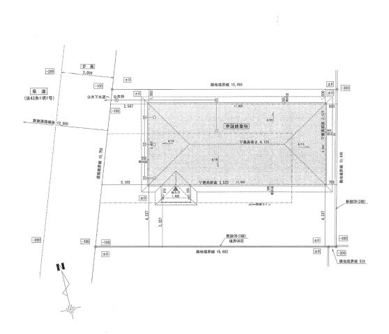 宮崎市赤江モデル（1号棟）の区画図|配置図（1号棟）