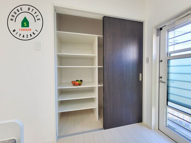 宮崎市赤江モデル（1号棟）の収納|全居室収納スペースございます！
