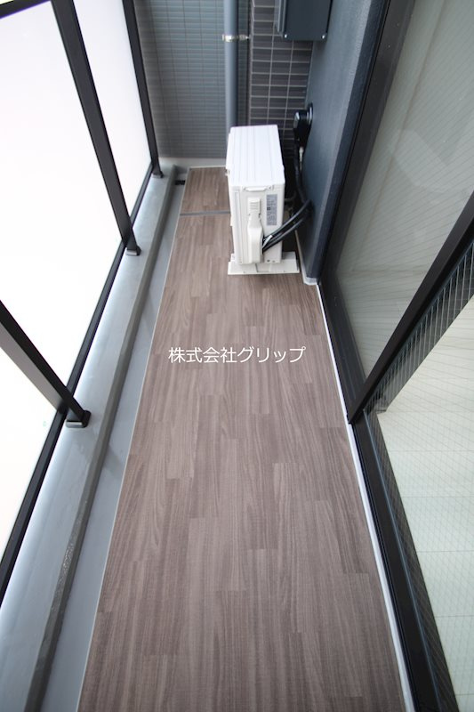 アンベリール川崎大師のバルコニー
