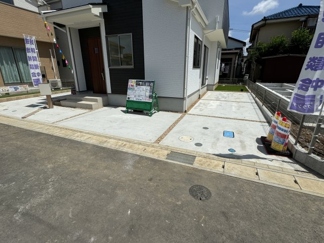 柏市豊住４丁目新築戸建【柏第八小学校：8分】の駐車場|3号棟駐車スペース・２台駐車可