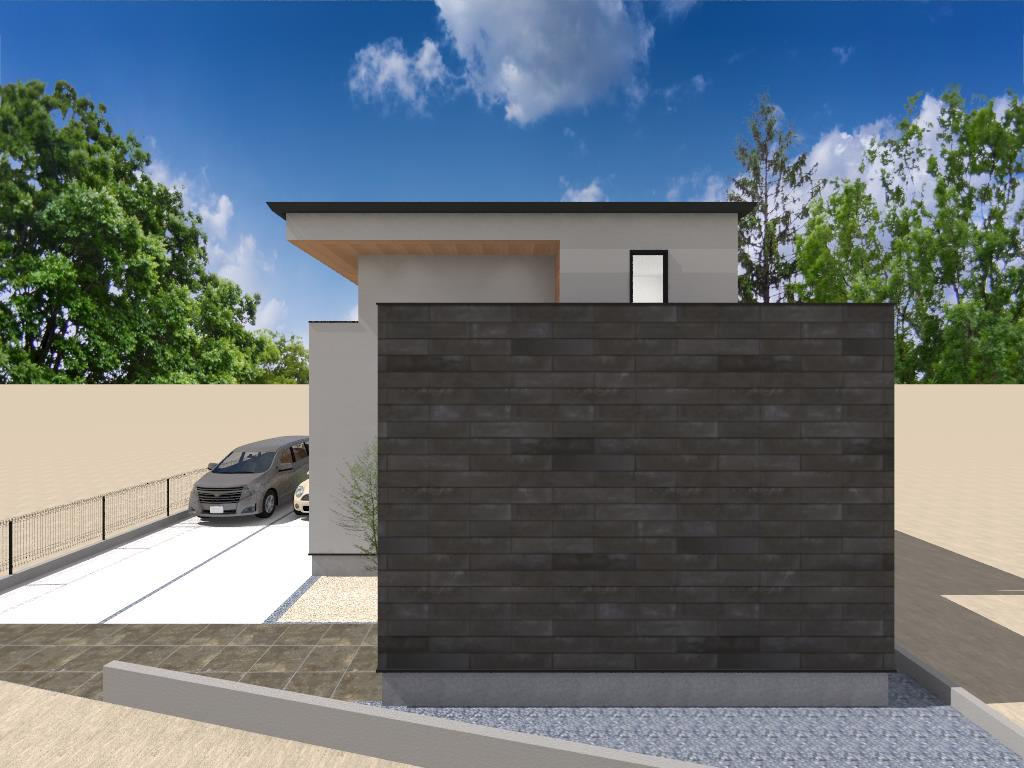 【土地図＋建物プラン例】の画像