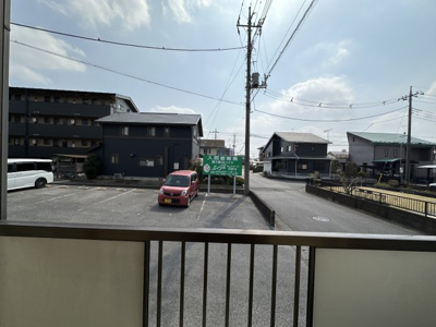 【展望】 | 第5朝日ハイツ | 目の前は駐車場です