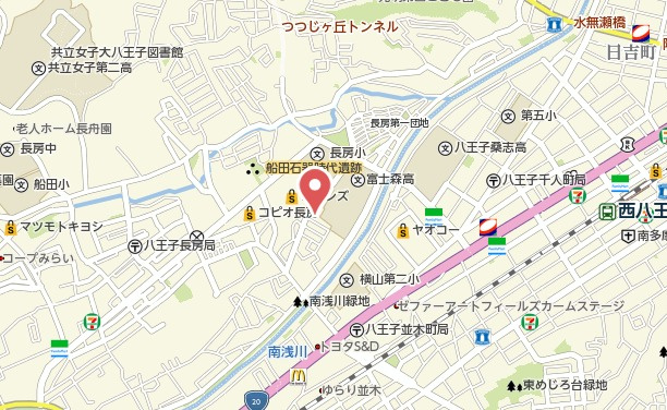 祝　成約済み　八王子市　長房町　中古戸建の地図|～仲介手数料無料☆八王子ひなた不動産～八王子市長房町　中古戸建