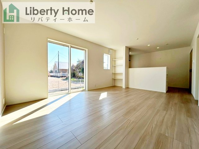 潮来市日の出23-3期　１号棟　新築戸建の居間・リビング