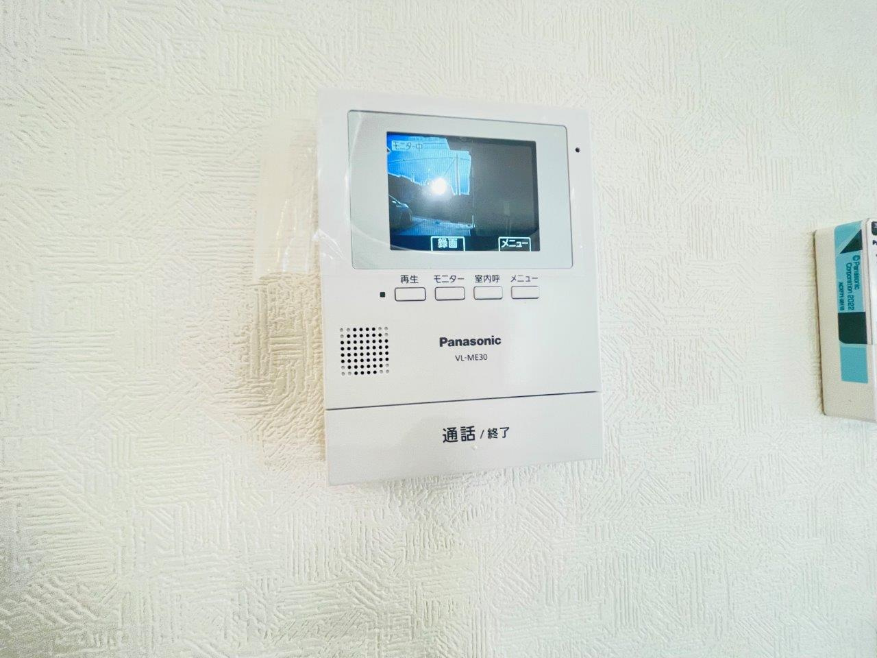 岡崎市百々町第1　新築分譲住宅　全3棟　1号棟のセキュリティ|モニター付きインターホンで来客対応も安心です♪